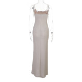 Women Sexy Cami Maxi Dress
