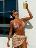 Women Knit Sexy Bikini Beach Swimsuit