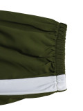 Women's Casual Hooded Zip-Up Long-Sleeve Top with Jogger Cargo Pants Two-Piece Set