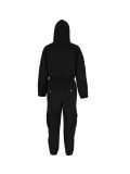 Women's Casual Hooded Zip-Up Long-Sleeve Top with Jogger Cargo Pants Two-Piece Set