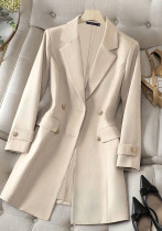 Women Button Long Sleeve Elegant Blazer Women Button Long Sleeve Elegant Blazer