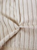 Women Elegant Long Sleeve Ribbed Knitting Sexy Slash Shoulder Ribbed Knitting Bodycon Dress