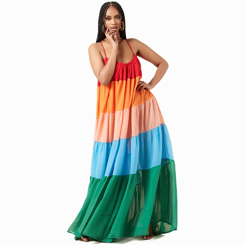 Spaghetti Strap Maxi Dress for Summer