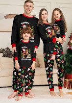 Christmas Family Wear Printed Long Sleeve Top And Long Pants Pajama Two Piece Set Christmas Family Wear Printed Long Sleeve Top And Long Pants Pajama Two Piece Set
