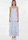 Women Spring Summer Bow Floral Holidays Printed Dress
