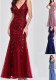 Women Summer Sequin V‑Neck Dress