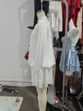 Fall/Winter Women's Fashionable Slim-Fit Solid Long-Sleeve Mini Dress