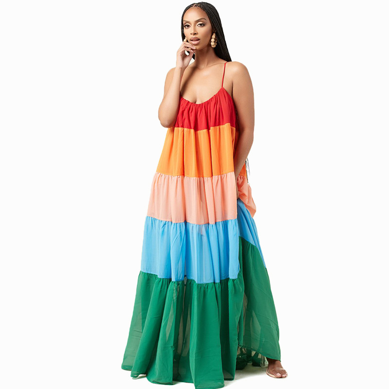 Spaghetti Strap Maxi Dress for Summer
