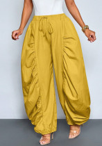 Women Casual Ruched Lantern Jogger Pants Women Casual Ruched Lantern Jogger Pants