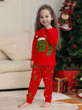 Family Wear Christmas Printed Pajama Set