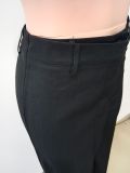 Women's Spring High-Waisted Casual Asymmetrical Slim-Fit Straight-Leg Pants