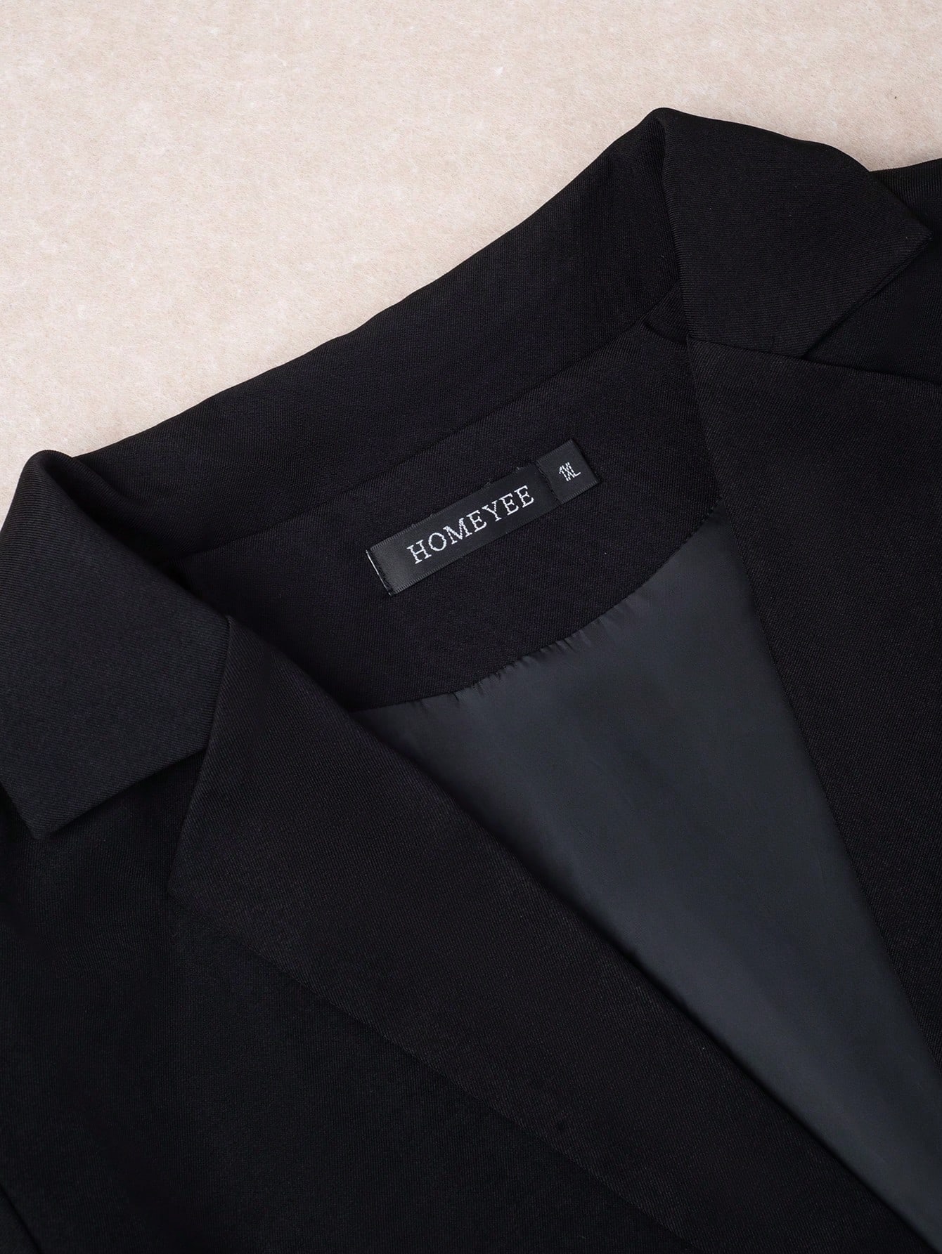 Black Blazer Top for Fall