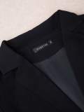 Women Casual Black Elegant Fall Blazer Top