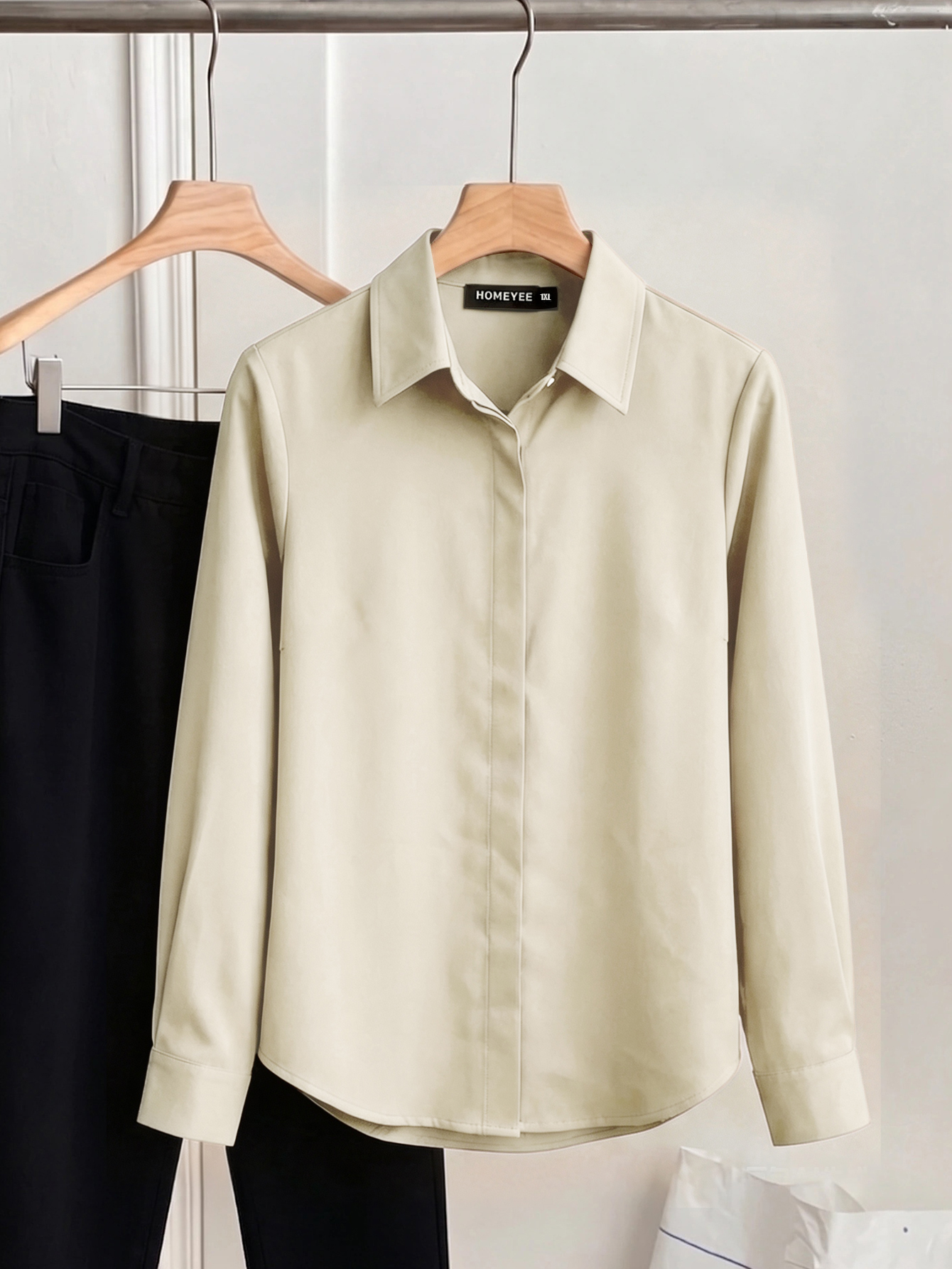 Plus Size Long Sleeve Shirt