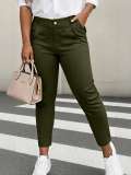 Plus Size Women Casual Long Pants