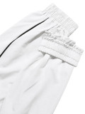 Women Spring Fall Casual Zipper Long Sleeve Top And Drawstring Long Pants Two Piece Set