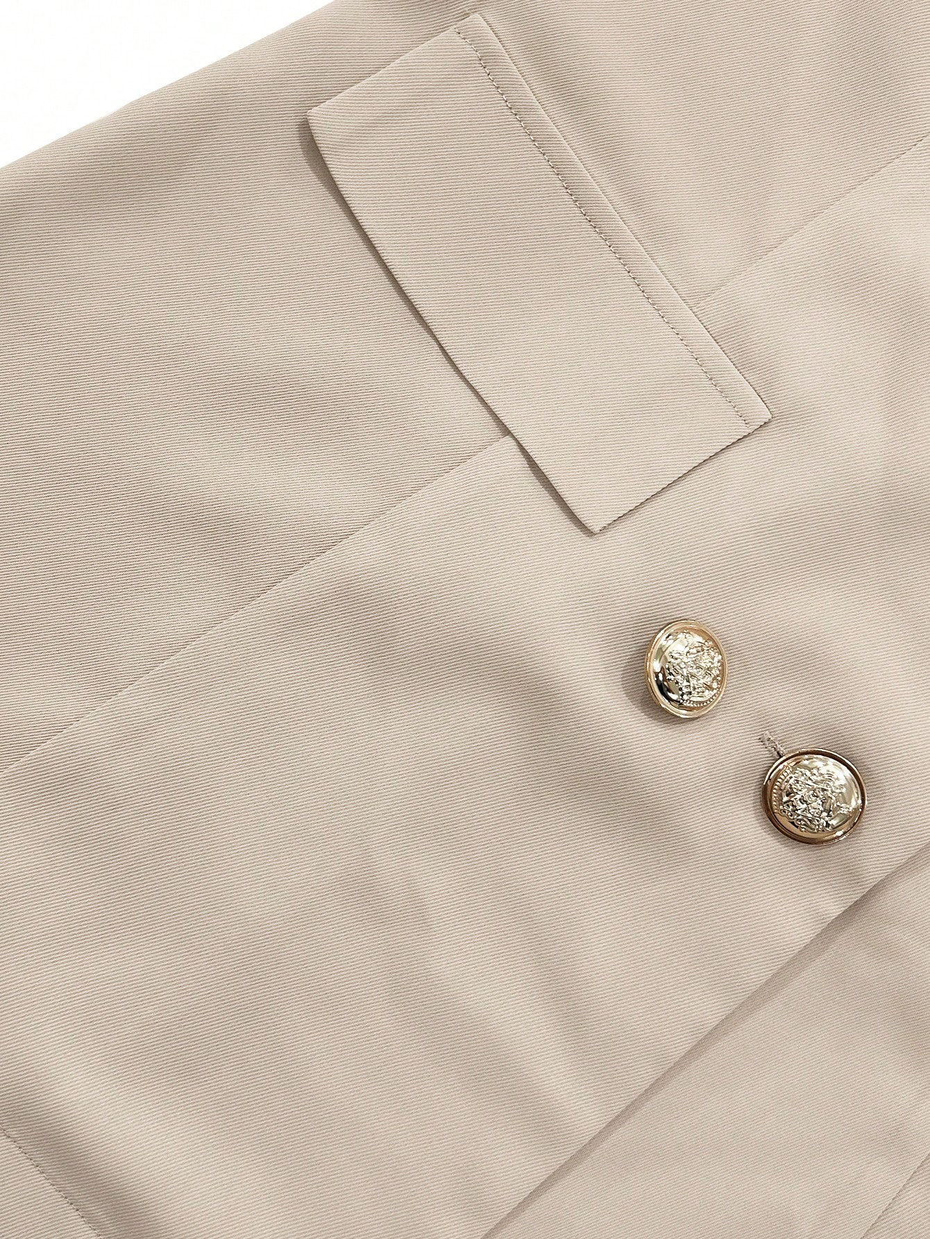 Button Long Sleeve Blazer