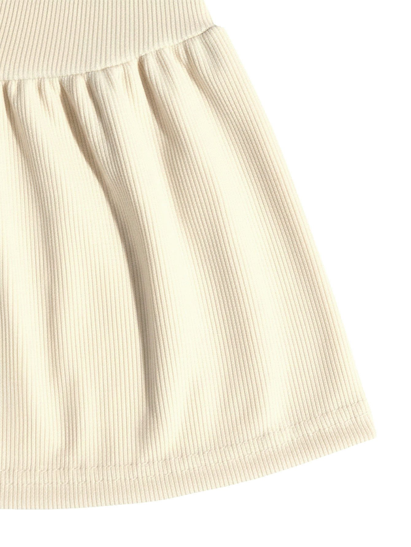 Long Sleeve Ribbed Lantern Sleeve Smocked Dress