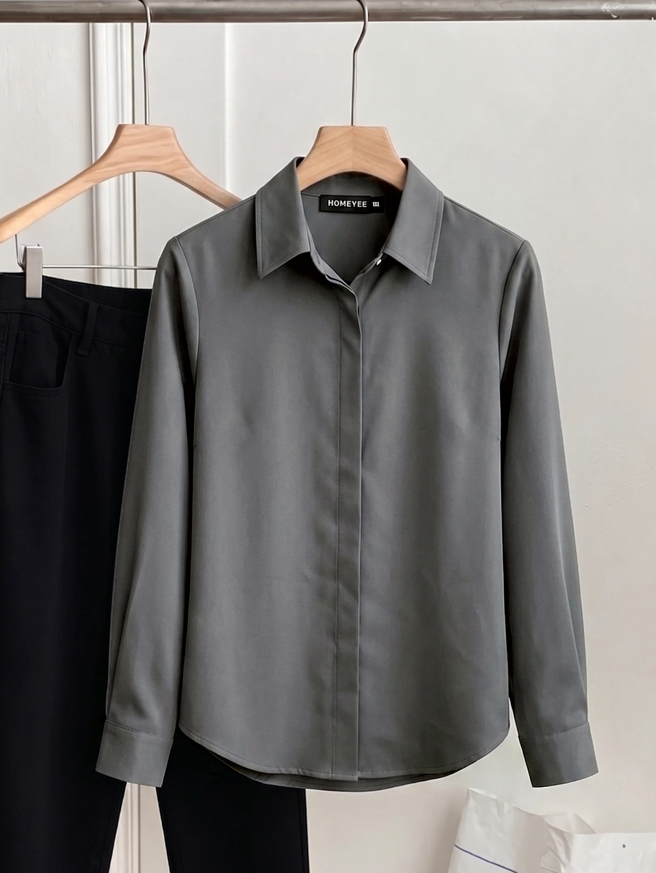 Plus Size Long Sleeve Shirt