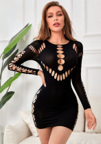 Women's Summer See-Through Hollow-Out Sexy Bodycon Dress Women's Summer See-Through Hollow-Out Sexy Bodycon Dress
