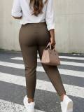 Plus Size Women Casual Long Pants
