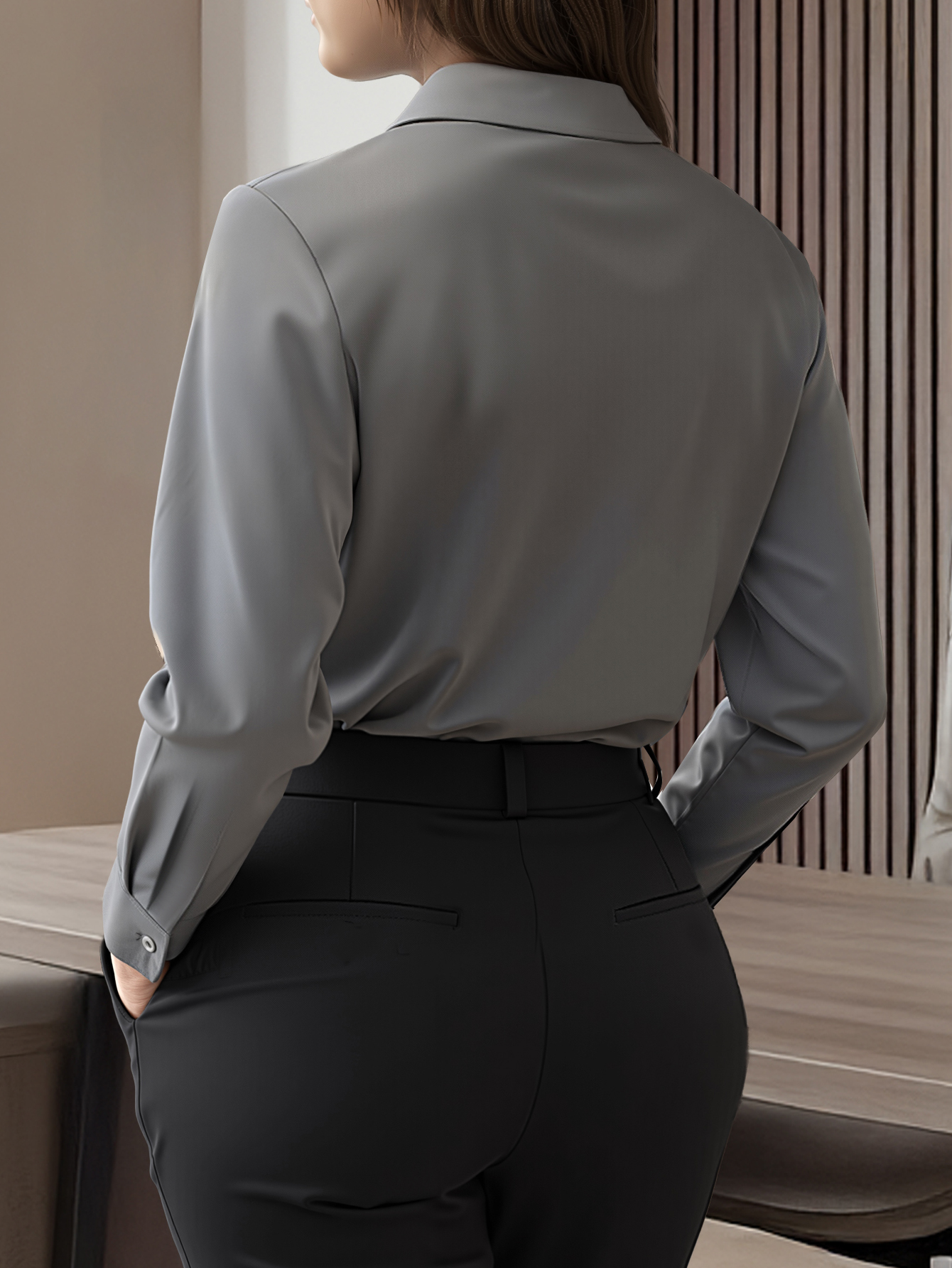 Plus Size Long Sleeve Shirt