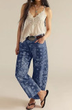 Women Spring Casual Denim Pants