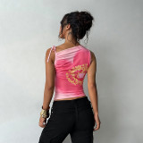 Women Floral‑Print Cami Tank Top