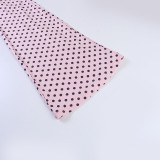 Women's Summer Slim Fit Polka Dot Short-Sleeve Zip-Up Pants Set