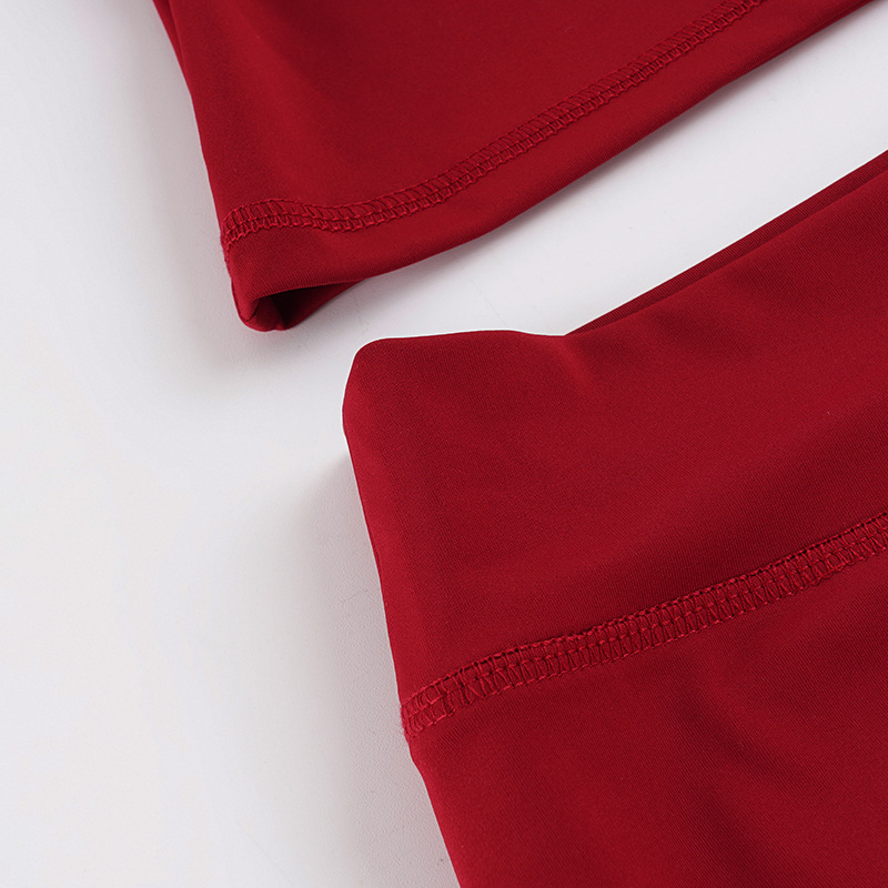 Stretch Yoga Fitness Running Loungewear Two-Piece Set