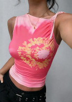 Women Floral‑Print Cami Tank Top Women Floral‑Print Cami Tank Top