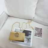 Women French‑Style Sparkling Rhinestone‑Embellished Velvet Mini Handheld Evening Bag