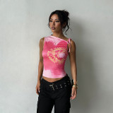 Women Floral‑Print Cami Tank Top