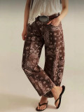 Women Spring Casual Denim Pants