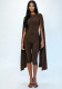 Fall Women's Solid Color Long-Sleeve Ribbon Detail Slim-Fit Capri Pants Set