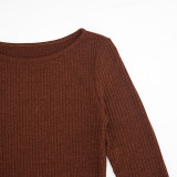 Fall/Winter Women's Color-Block Leopard Print Contrast-Cuff Round Neck Faux Fur Sweater
