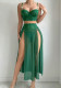 Women Summer Sexy Chain‑Decor Lace Lingerie Two‑Piece Set