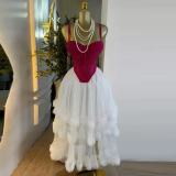 Women Casual Cami Top and Irregular Skirt Two‑Piece Set