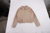 Women American Cargo Turndown Collar Zip‑Up Jacket Coat