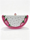 Women Full‑Rhinestone Formal Party Chain Evening Handbag