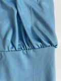 Women Summer Sexy V‑Neck Ruched Mini Dress