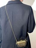 Women Rhinestone Tassel Mini Evening Clutch Purse