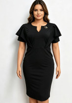 Women Casual Short Sleeve Bodycon Dress