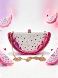 Women Full‑Rhinestone Formal Party Chain Evening Handbag