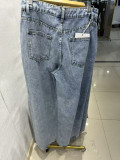 Women Summer Casual Wide‑Leg Denim Pants