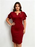 Women Casual Short Sleeve Bodycon Dress