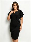 Women Casual Short Sleeve Bodycon Dress