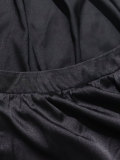 Women Elegant Casual Pleated Collar Tank Top and Pant Two‑Piece Set
