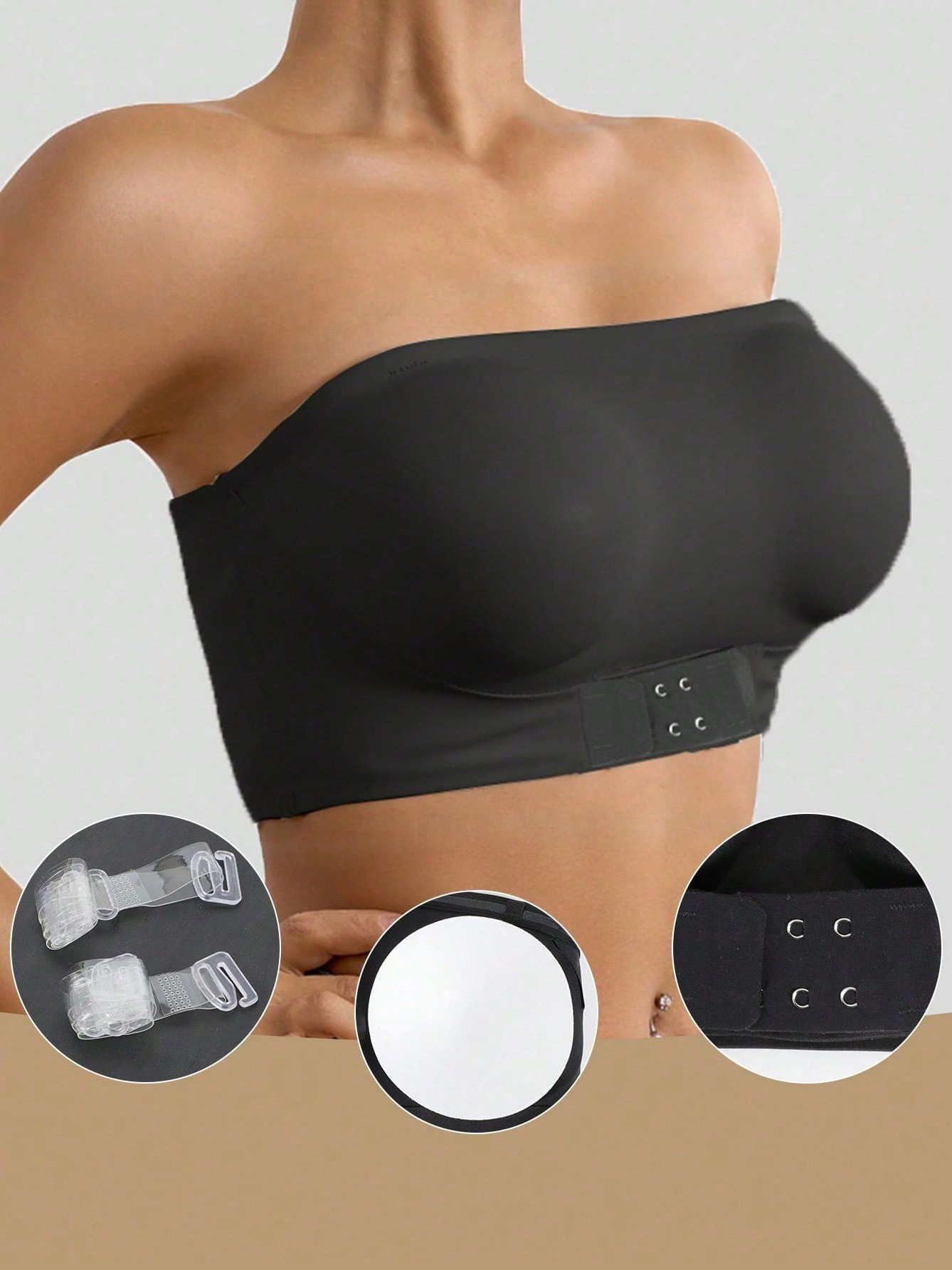 Strapless Invisible Wedding Bra for Formal Dresses