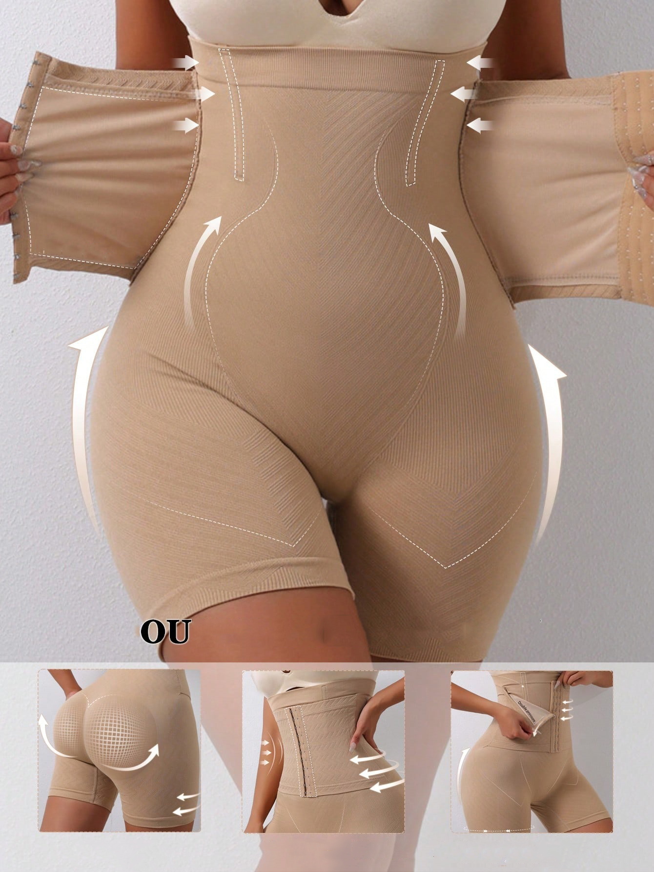 Fitted Shaping Shorts for Body Contouring